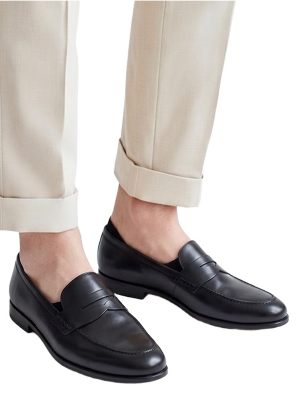 Allen Edmonds Lake Como Black Loafers Size 13